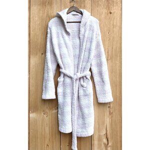 Barefoot Dreams Cozychic Belted Robe With Hood Sz 2
